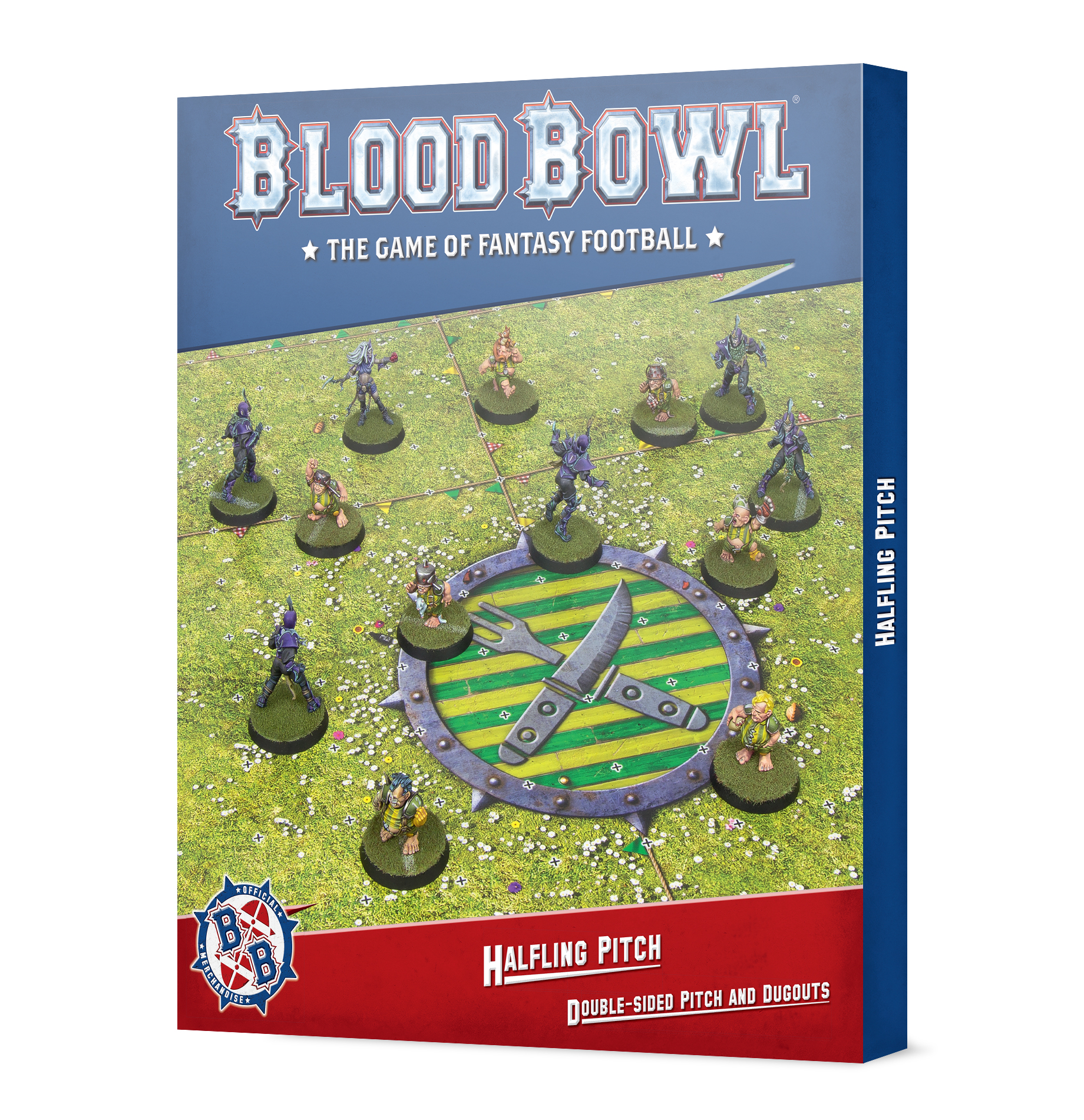 Blood bowl Halfling Team Pitch & Dugout 200-67